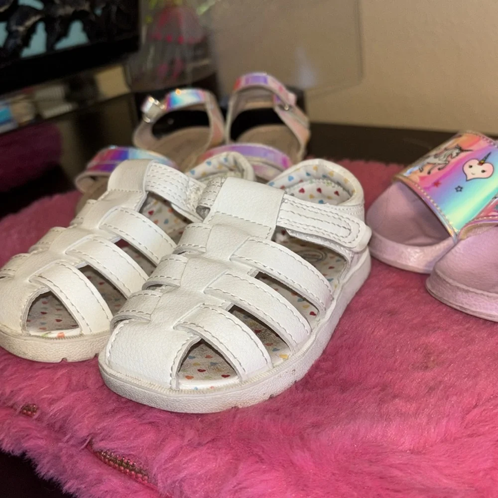 The children’s place and wonder nation Toddler size 6 Shoe sandal Bundle. L